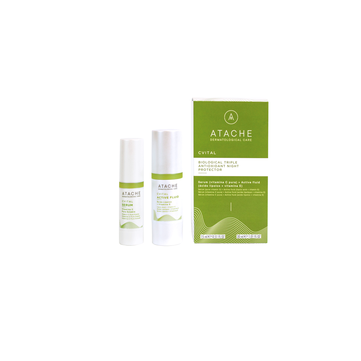 Atache C Vital Biological Triple Antioxidant Night Protector30ML