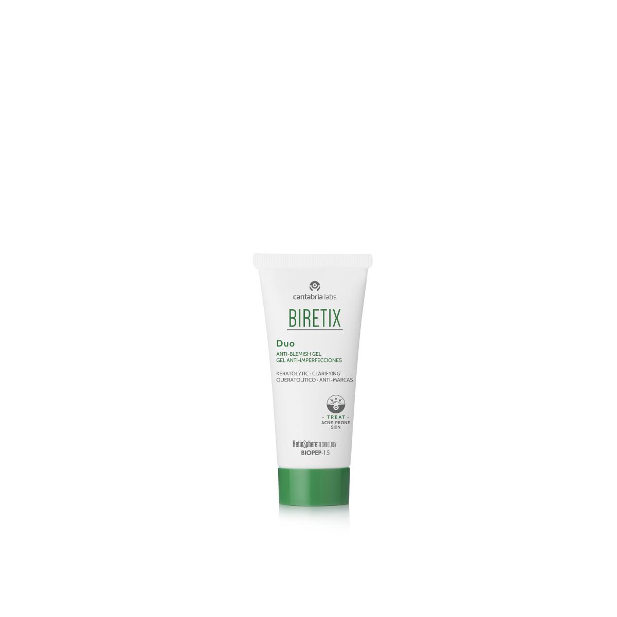 Biretix Duo Anti-Blemish Gel 30 ml روتين للبشرة المعرضة لحب الشباب