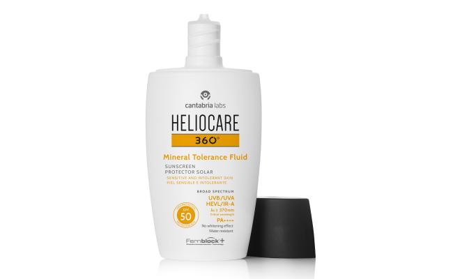 Heliocare 360 Mineral Tolerance Fluid Spf 50+ Sunblock | واقي شمس هيليوكير فيزيائي