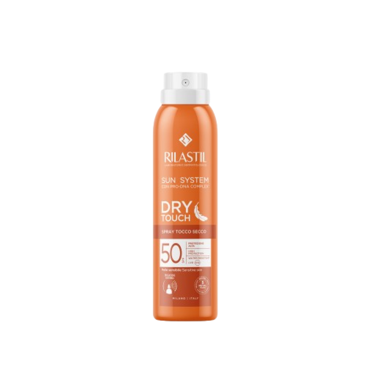 Rilastil Sun System Dry Touch Spray SPF 50 Sensitive Skin Water Resistant 200 ml
